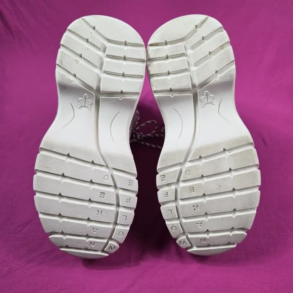 Naked Wolfe Art Wicked Leather Platform Boots Retro Chunky Heel Women's Sz 10 - Picture 11 of 16